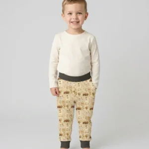 Farmhouse Fall Goose Family Matching Bamboo Jogger