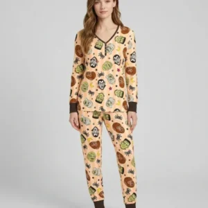 Creepy Crew Family Matching Bamboo Women Pajama Set