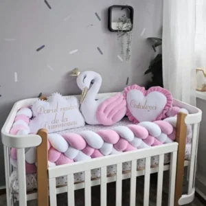 Baby girl bedding set pink. KARI studio
