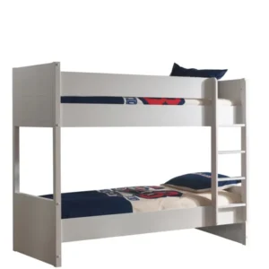 VIPACK - Lit Superposé LARA 90 X 200 Cm Blanc